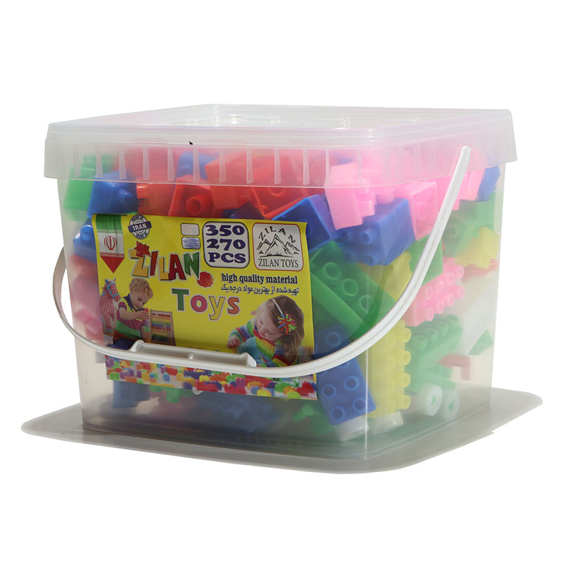 لگو خانه سازی 270 قطعه سطلی