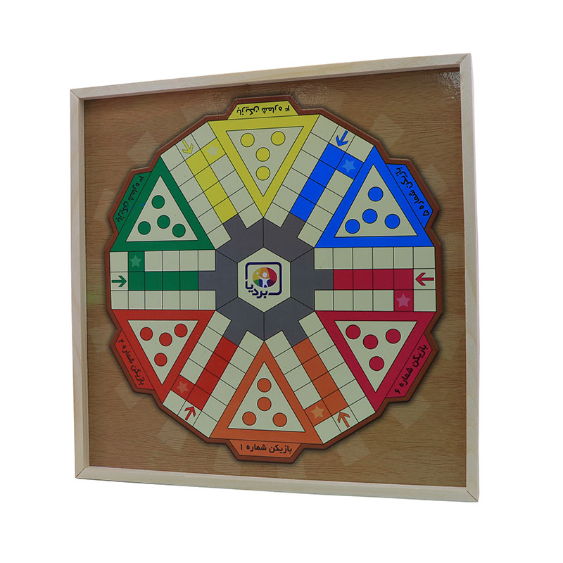 منچ و مارپله ۶ نفره منچ و مارپله ۶ نفره چوبی بردیا