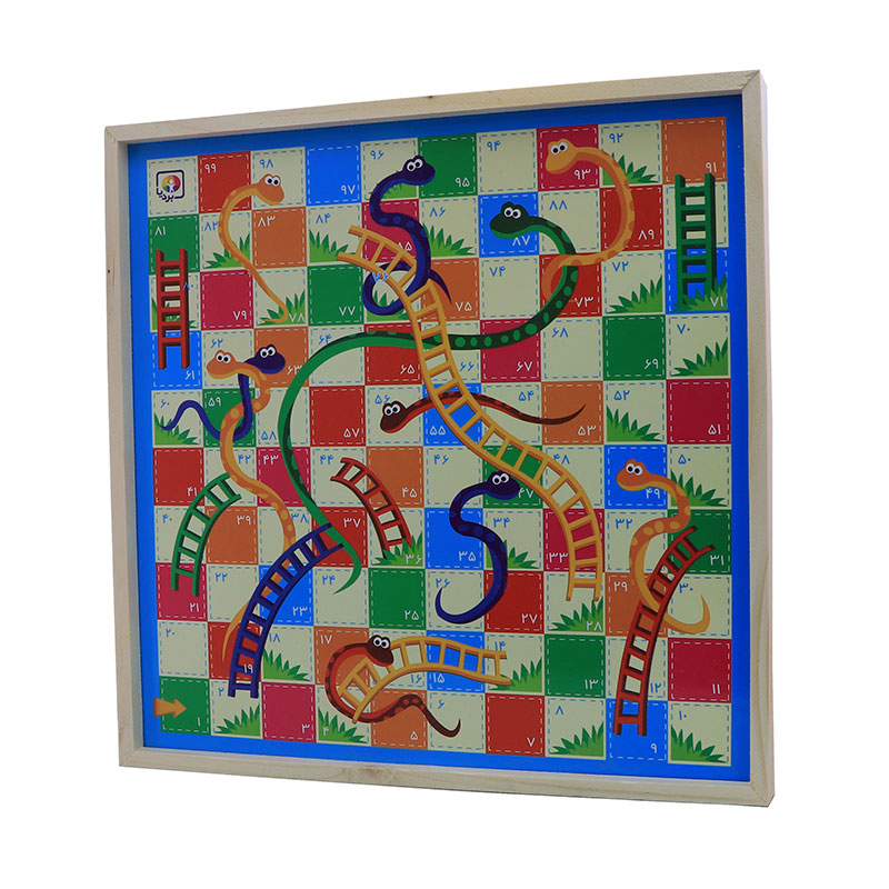 منچ و مارپله ۶ نفره منچ و مارپله ۶ نفره چوبی بردیا