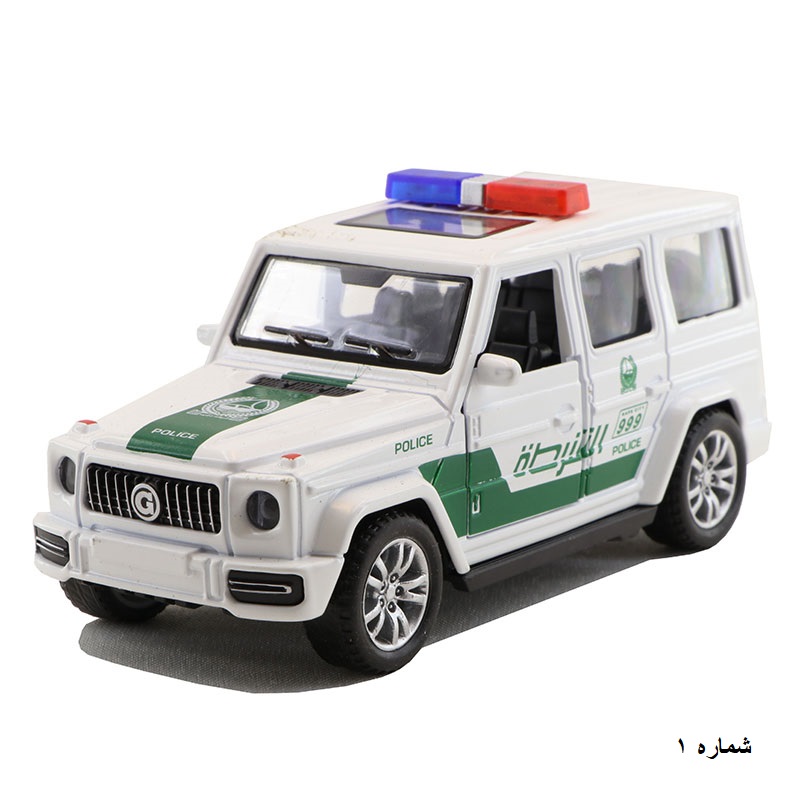 ماشین فلزی جیپ پلیس