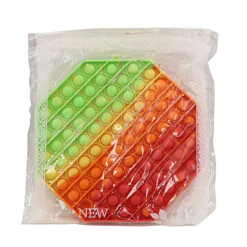 پاپ ايت رنگين کماني شش ظلعي بزرگ اسباب بازی پاپ ایت رنگين کماني شش ظلعي بزرگ