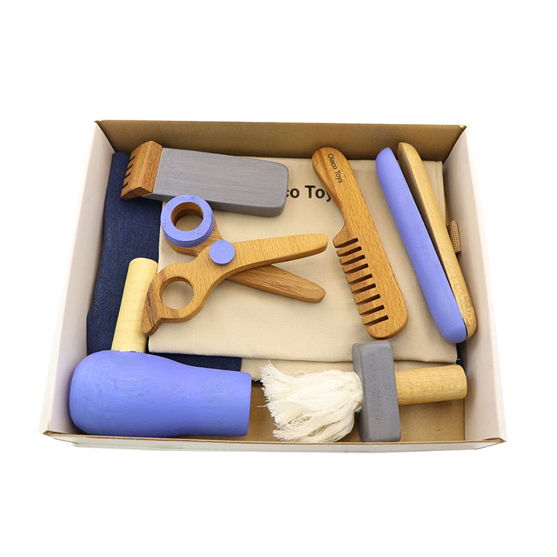 پزشکی باز  ست پیرایش چوبی اولاکو olaco toys