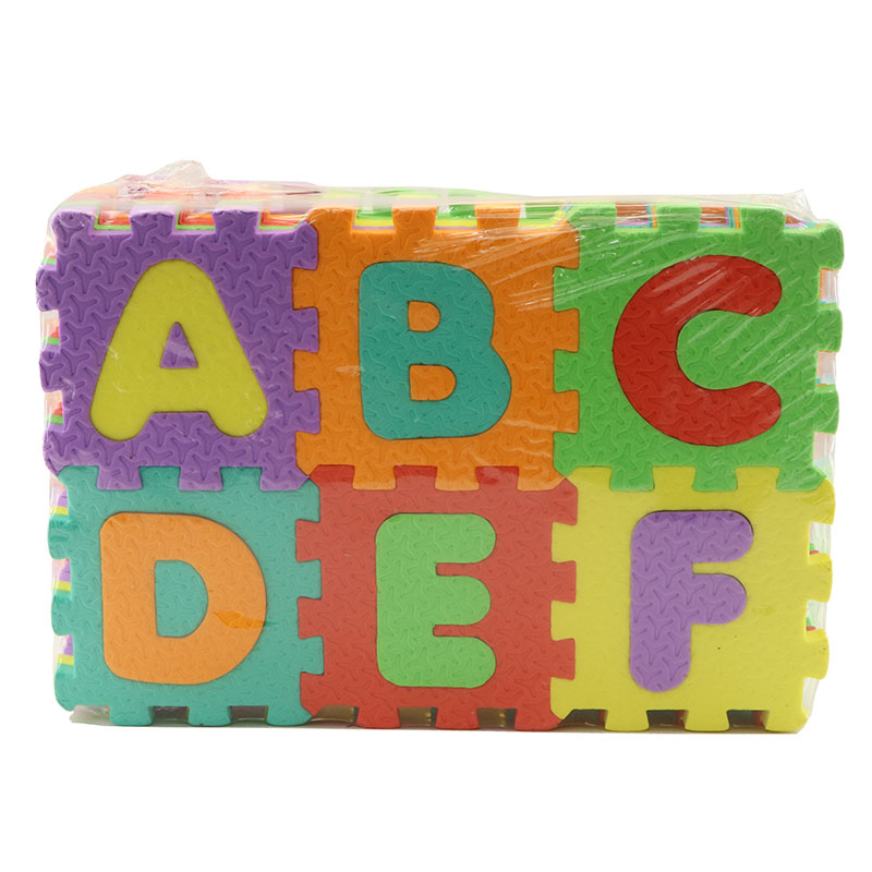 پازل فومی حروف و اعداد متوسط لاتین