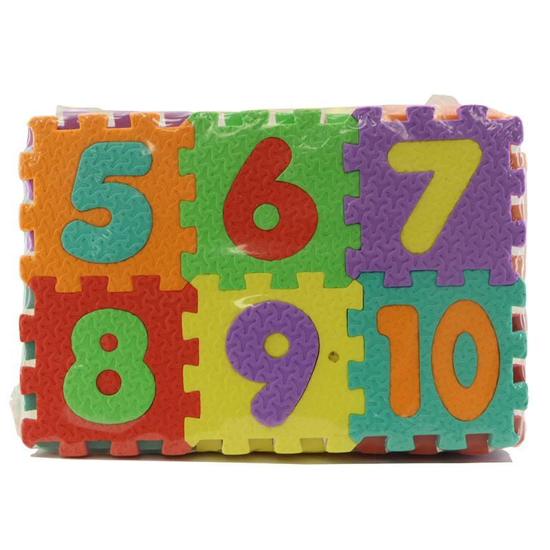 پازل فومی حروف و اعداد متوسط لاتین  پازل فومی حروف و اعداد متوسط لاتین