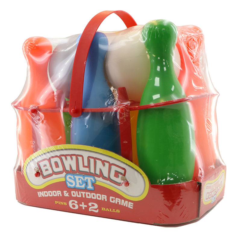 اسباب بازی بولینگ 6 عددی 2 توپه سبدی  اسباب بازی بولینگ 6 عددی 2 توپه سبدی