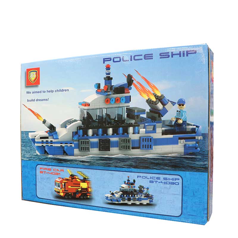 لگو کشتی پلیس بزرگ BT-4030 لگو کشتی پلیس بزرگ BT-4030