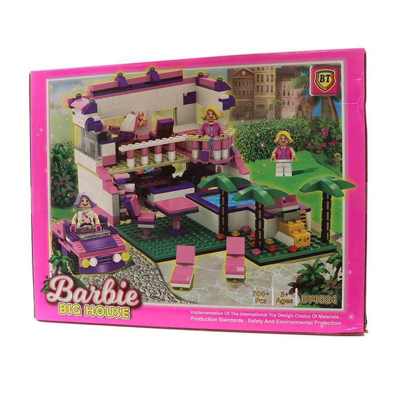 لگو دخترانه خانه باربی BT-4034 لگو دخترانه خانه باربی BT-4034