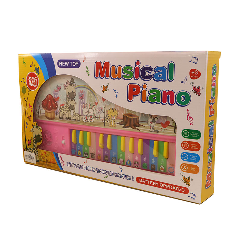 پیانو اسباب بازی کودکانه طرح حیوانات  پیانو اسباب بازی کودکانه طرح حیوانات