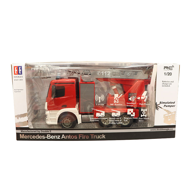 fire ماشین آتش نشانی کنترلی Double E مقیاس 1:20 E527-003