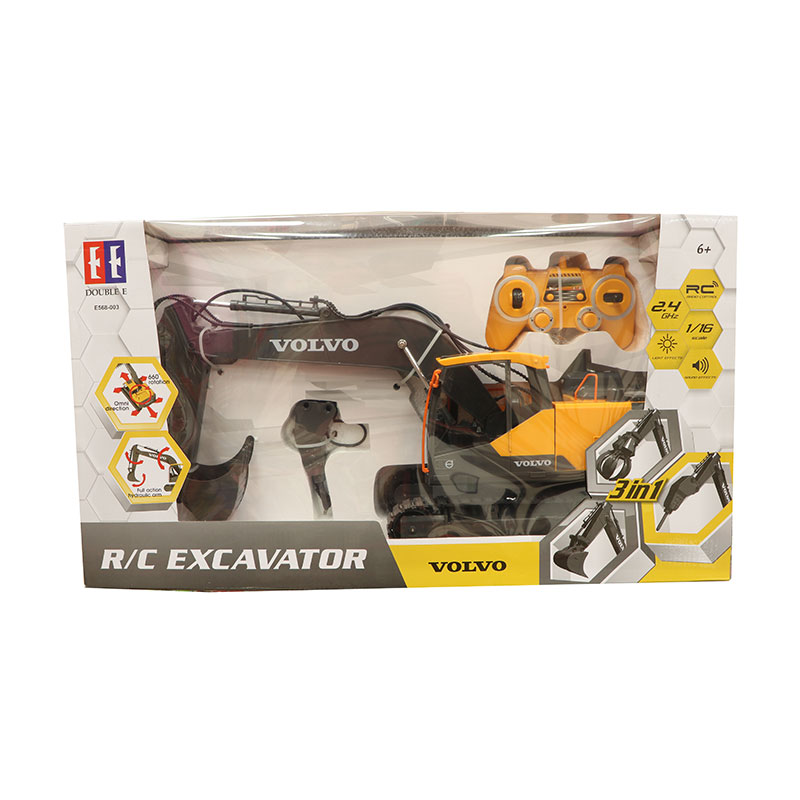 بیل مکانیکی کنترلی E562-003 مقیاس 1:16 بیل مکانیکی کنترلی برند Double E مقیاس 1:16 E562-003