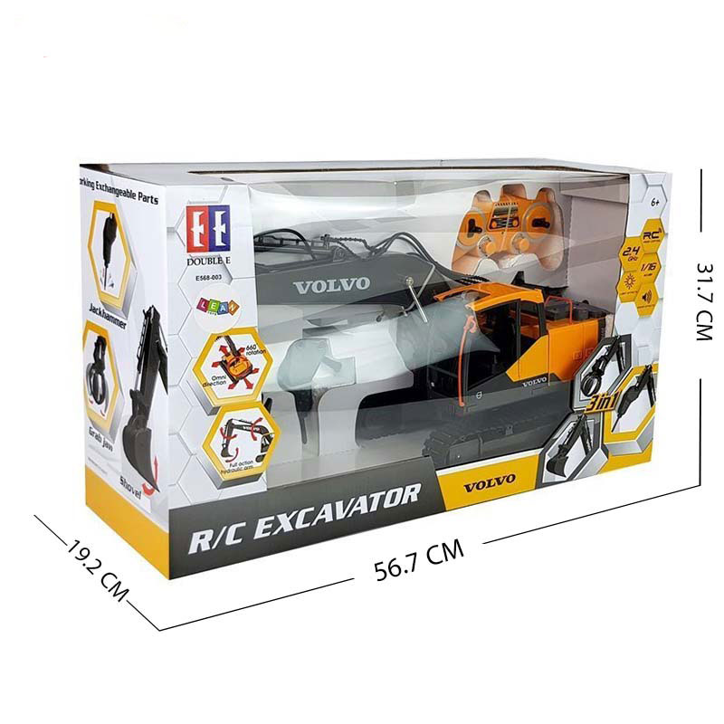 بیل مکانیکی کنترلی E562-003 مقیاس 1:16 بیل مکانیکی کنترلی برند Double E مقیاس 1:16 E562-003