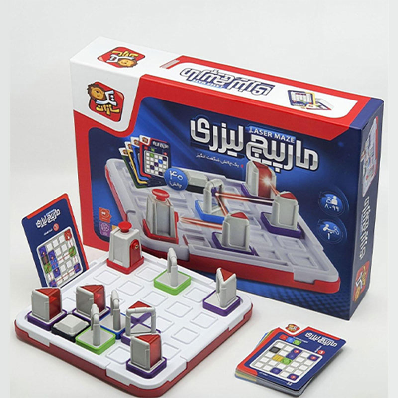 مارپیچ لیزی  بازی فکری مارپیچ لیزری