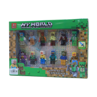 مجموعه شخصیت های لگو ماینکرفت 12 عددی کد 33100