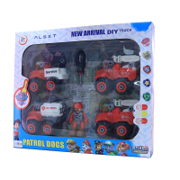 کامیون های فکری آتش نشانی 4 عددی آلست تویز