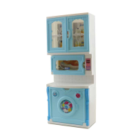 سرویس کابینت و لباسشویی اسباب بازی باربی 