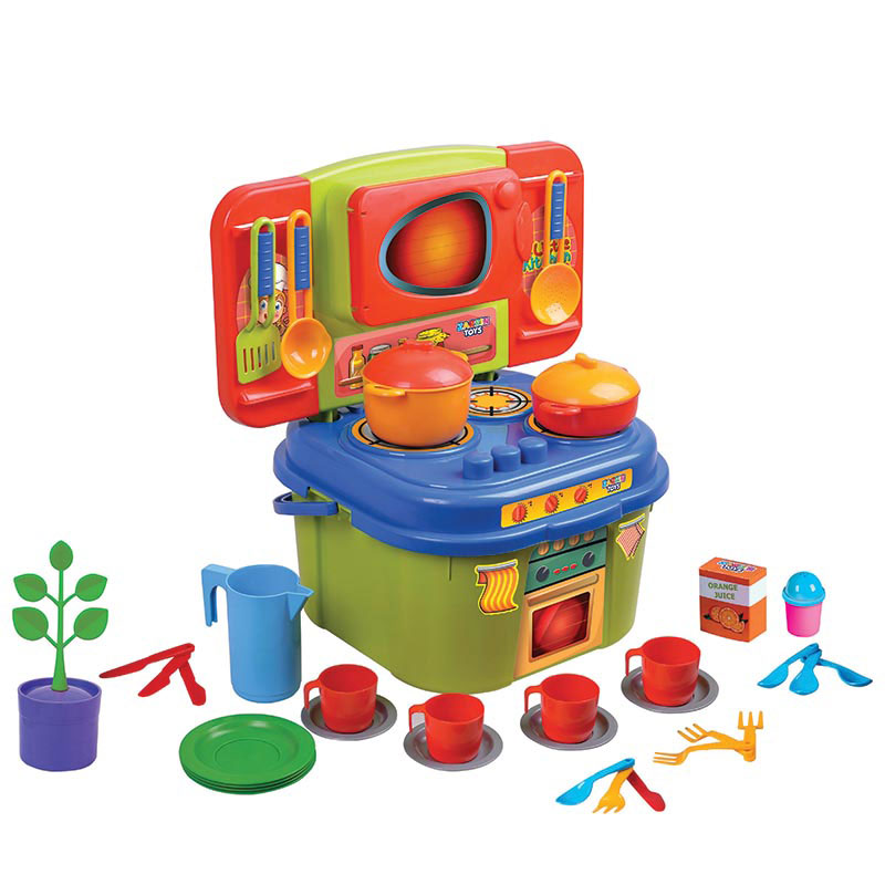 آشپزخانه کوچولو زرین تویز 33 قطعه  آشپزخانه کوچولو زرین تویز 37 قطعه