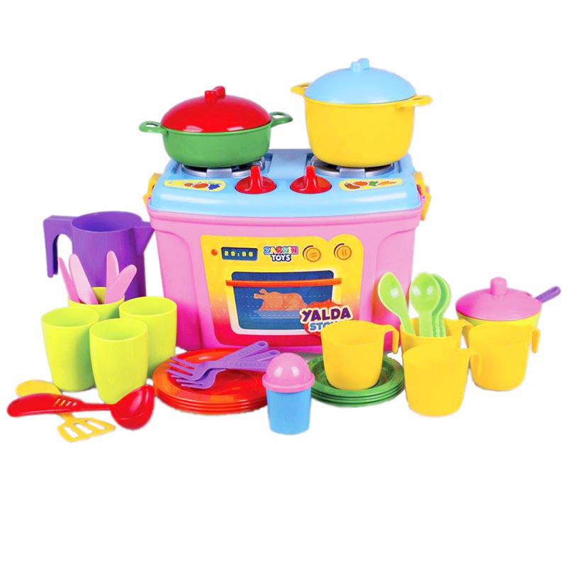 بنفش باز  اجاق گاز اسباب بازی یلدا زرین تویز