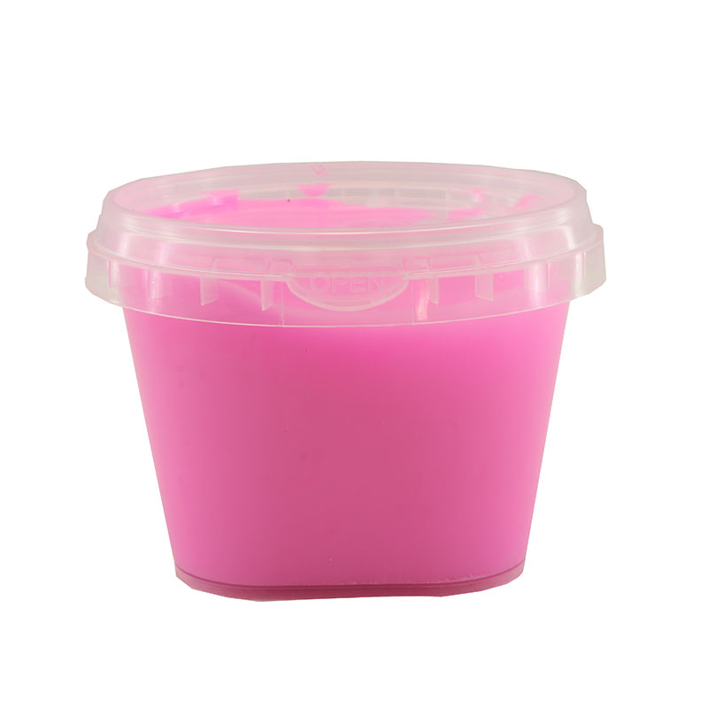 خامه ای صورتی اسلایم خامه ای