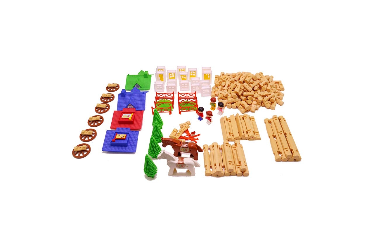 خانه جنگلی ۲۵۲ تکه ارابه دار تک تویز خانه جنگلی ۲۵۲ تکه ارابه دار تک تویز