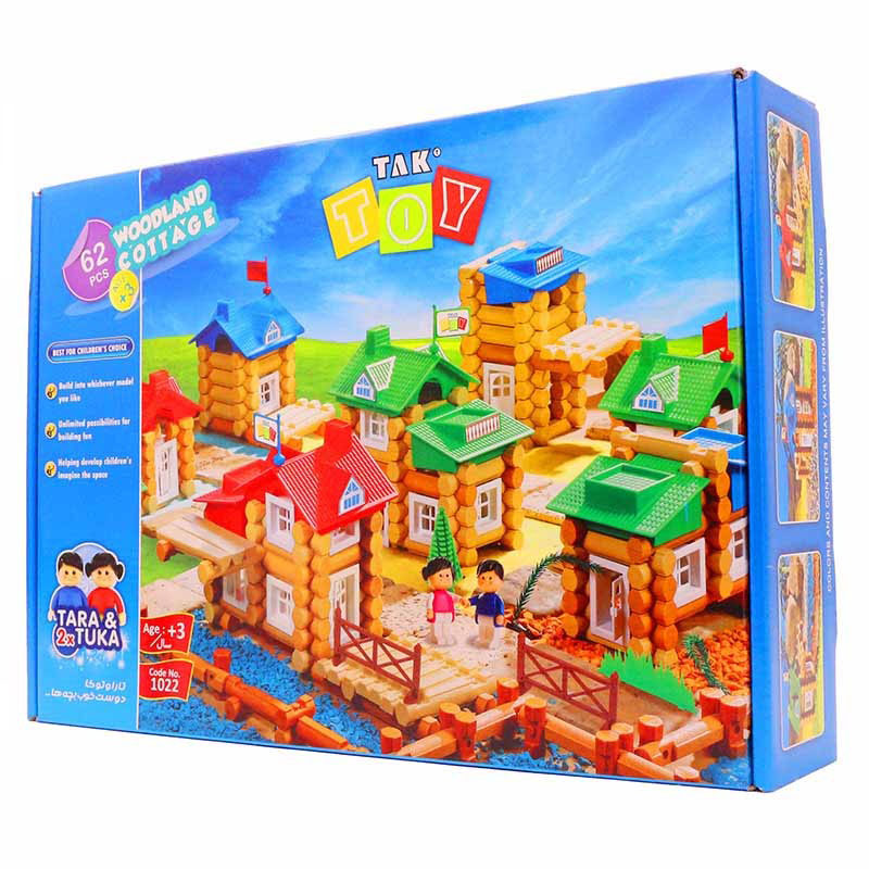 خانه جنگلی ۶۲ تکه تک تویز