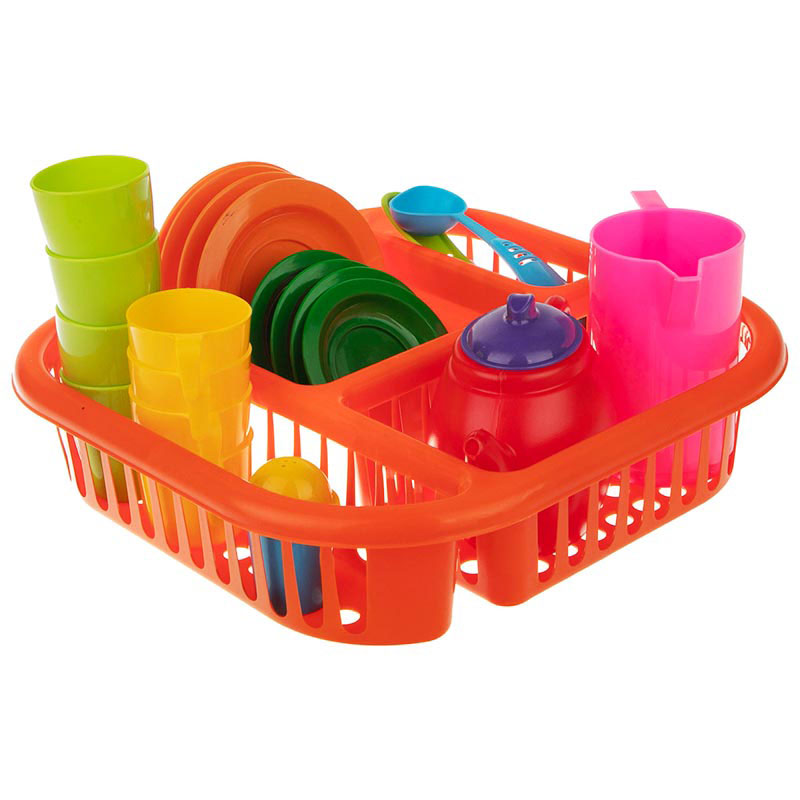 سبد آبچکان اسباب بازی زرین تویز  نارنجی  سبد آبچکان اسباب بازی زرین تویز