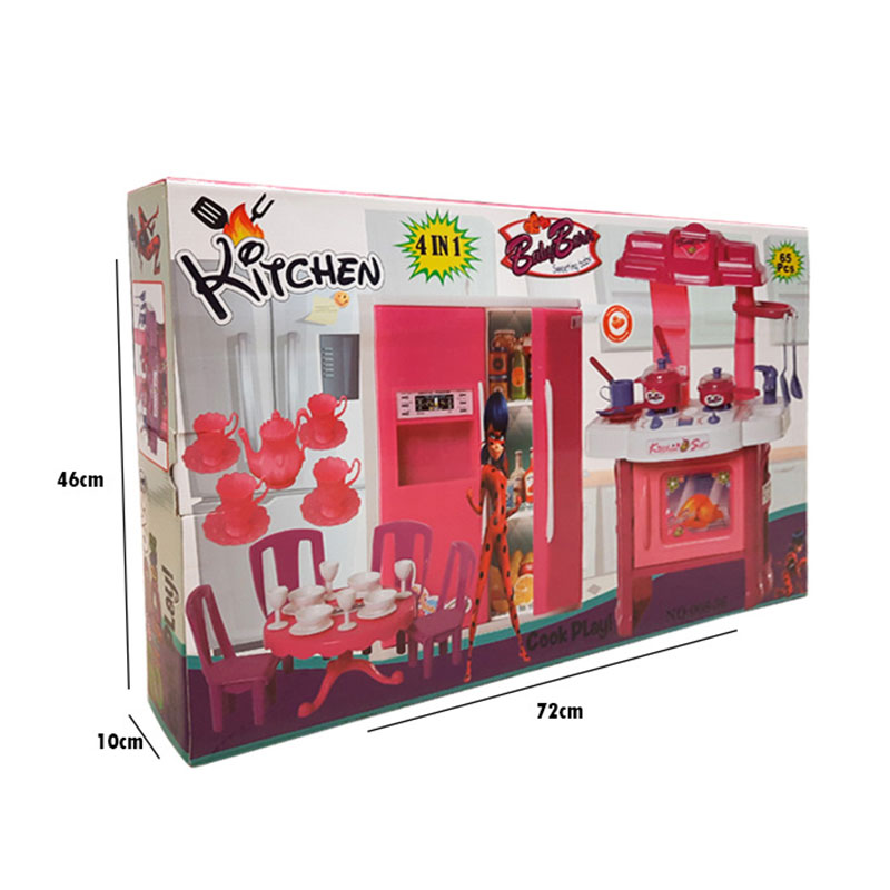 سرویس آشپزخانه 4 تیکه  سرویس آشپزخانه 4 تیکه دختر کفشدوزکی