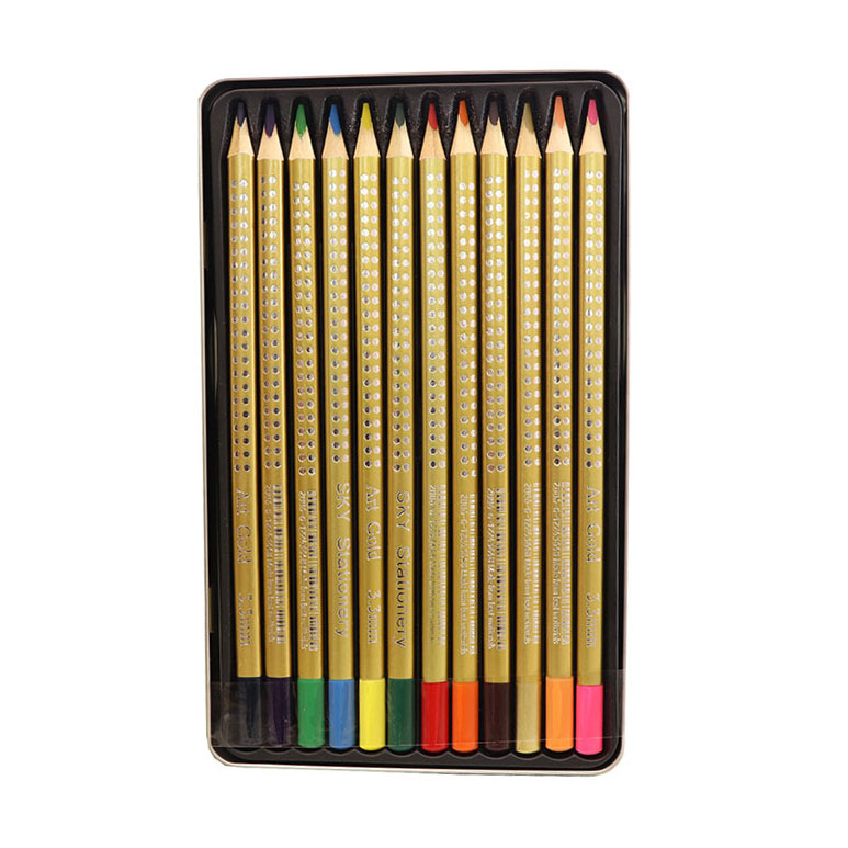 مداد رنگي 12 رنگ فلزي تخت اسکاي مداد رنگي 12 رنگ فلزي تخت اسکاي