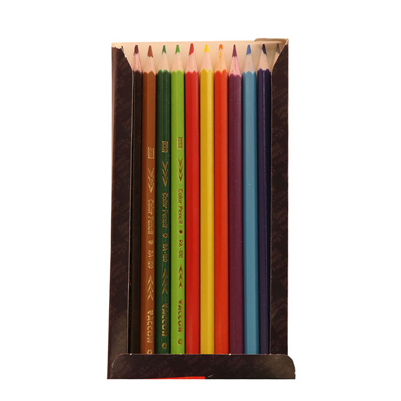 مداد رنگي 12 رنگ مقوايي راکن 110