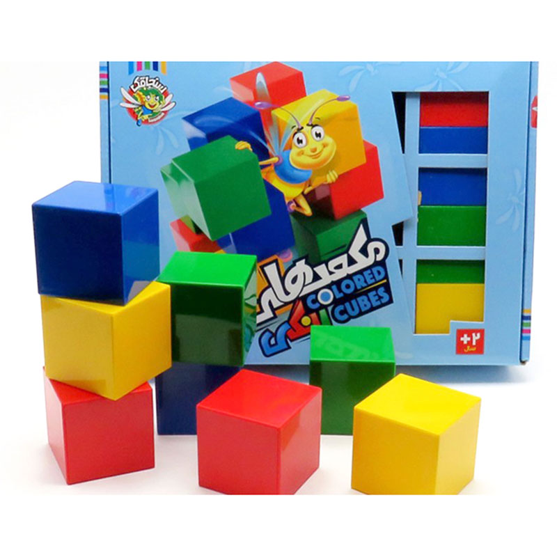 سنجاقک بازی مکعب های رنگی سنجاقک