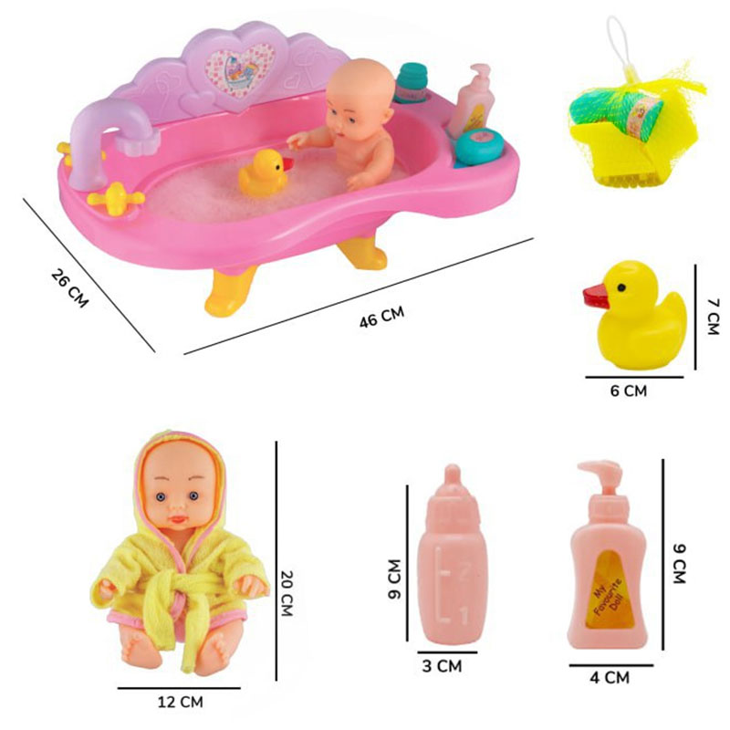 عروسک با وان 666MV عروسک با وان 666MV