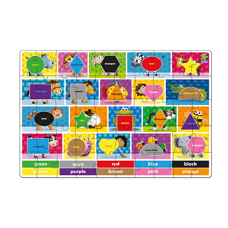 زرین تویز  پازل رنگ ها و اعداد زرین N2