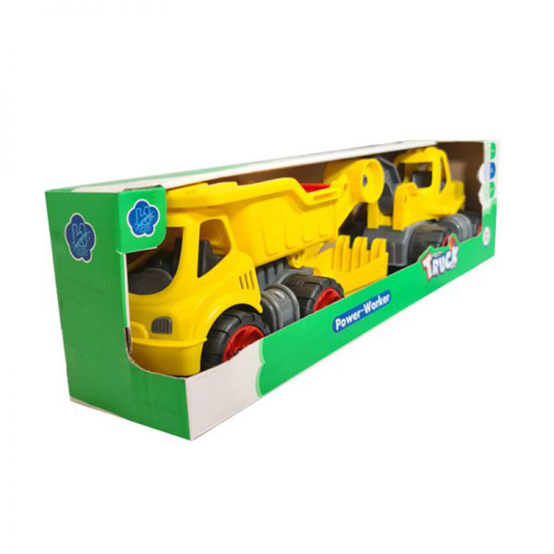 پک بیل مکانیکی و کامیون کیوان تویز  پک بیل مکانیکی و کامیون کیوان تویز