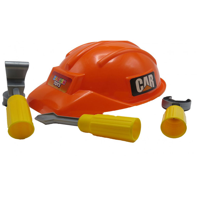 کلاه زرین کلاه ایمنی و ابزار اسباب بازی زرین تویز